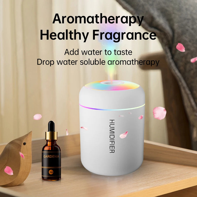 180ML Mini Air Humidifier USB Electric Aroma Diffuser For Car Home Bedroom