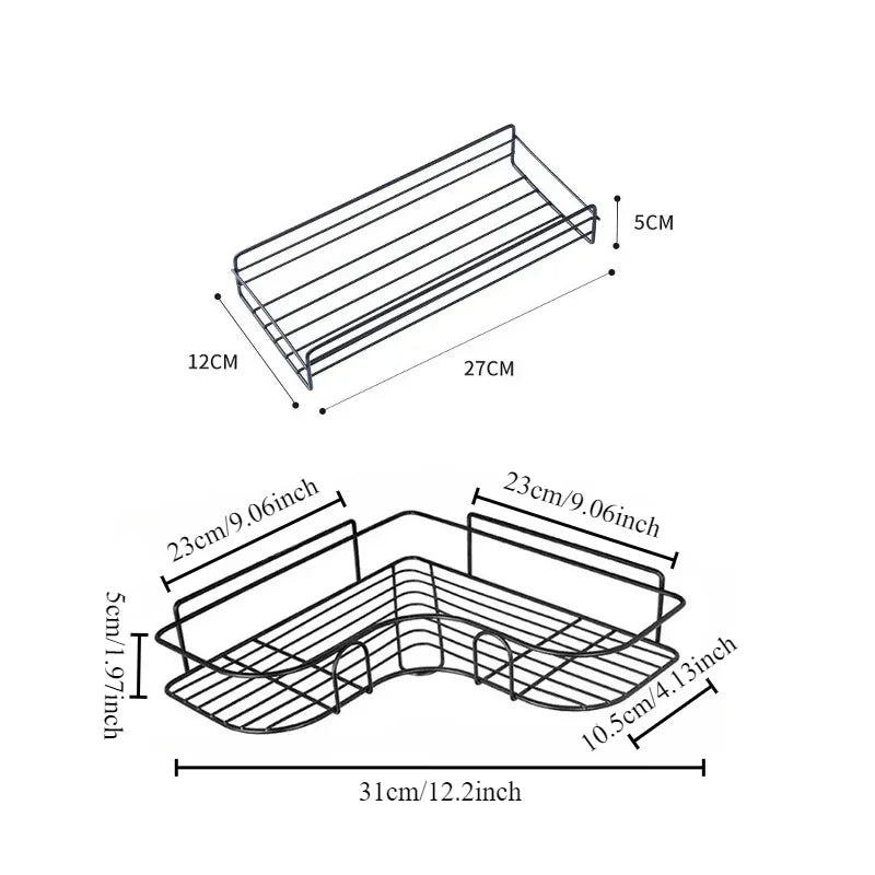 Bathroom Shelf Wall Mounted Corner Storage