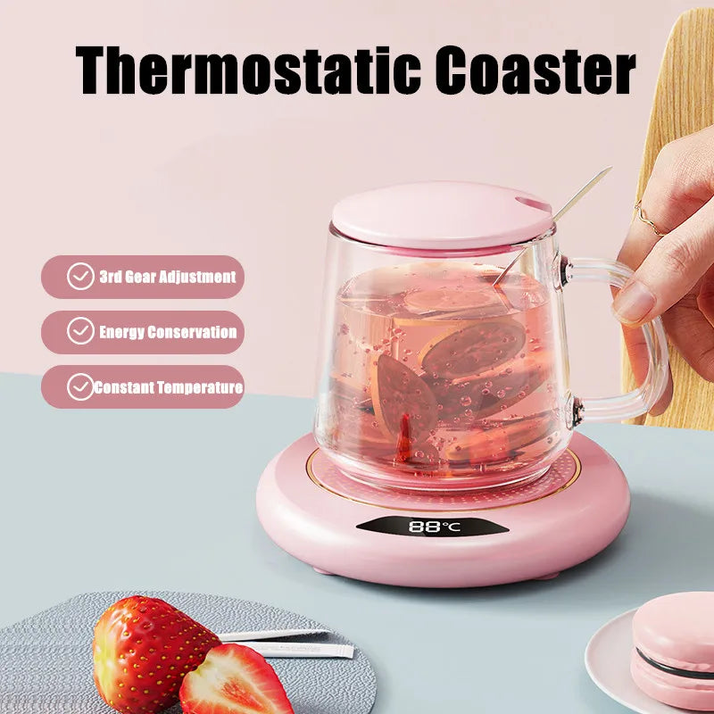 1PC Thermostatic Heating Coaster - USB