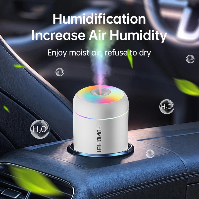 180ML Mini Air Humidifier USB Electric Aroma Diffuser For Car Home Bedroom